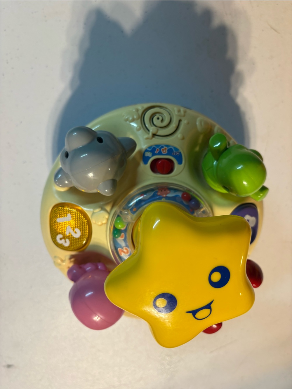 VTG Y2K VTECH ✨ star spin push down toy works great